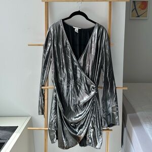 H&M Metallic Dress